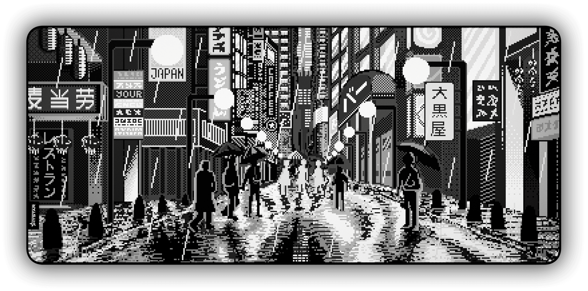 Hystar Gaing Ouse Pad, Soft Textured Cloth Surface, Water Resistant Fabric, 5 Thick, Bonus