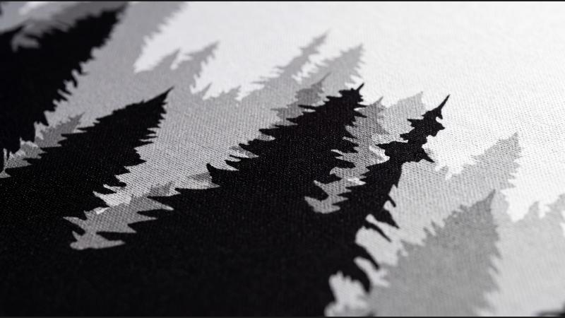 Arctic dye-sublimated print close-up