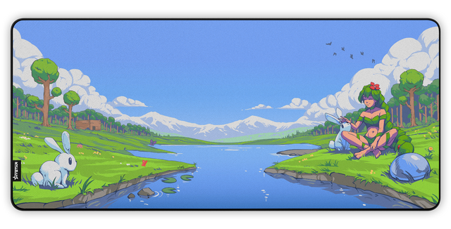 Dryad gaming desk mat