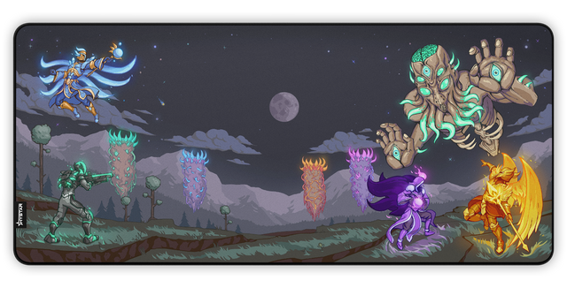 Moon Lord gaming desk mat