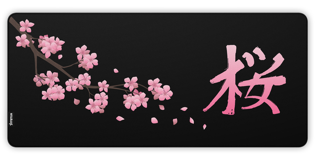 Blossom gaming desk mat