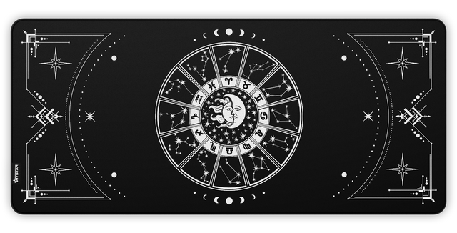 Zodiac gaming desk mat