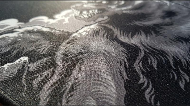Fenrir dye-sublimated print close-up