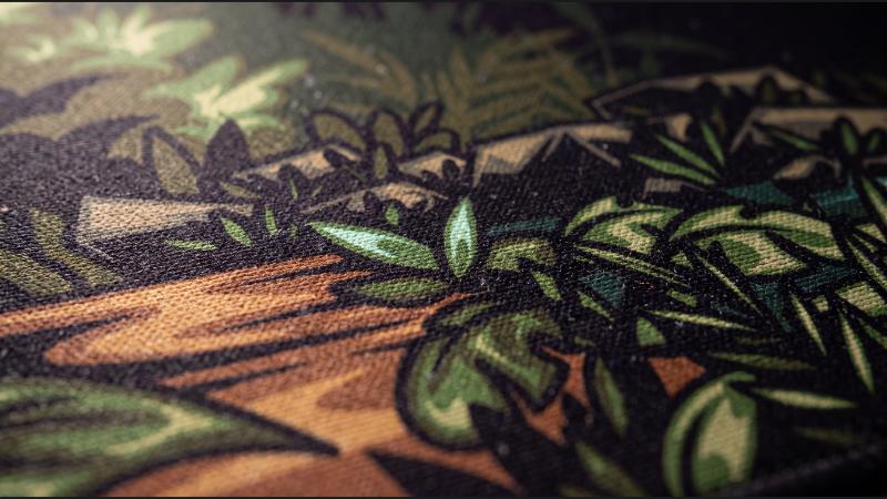 Midori dye-sublimated print close-up