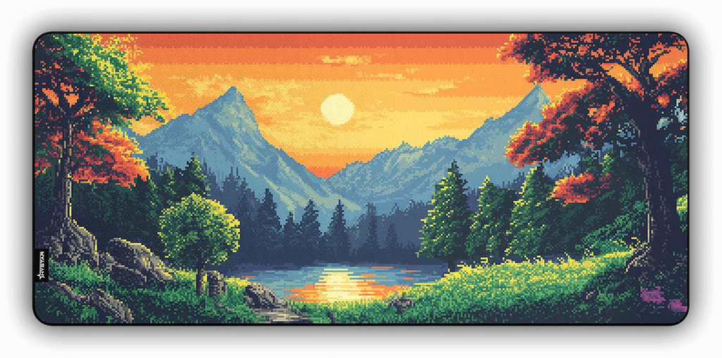 Pixel Ridge print close-up