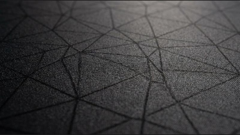 Poly Black dye-sublimated print close-up