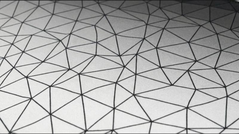 Poly White dye-sublimated print close-up