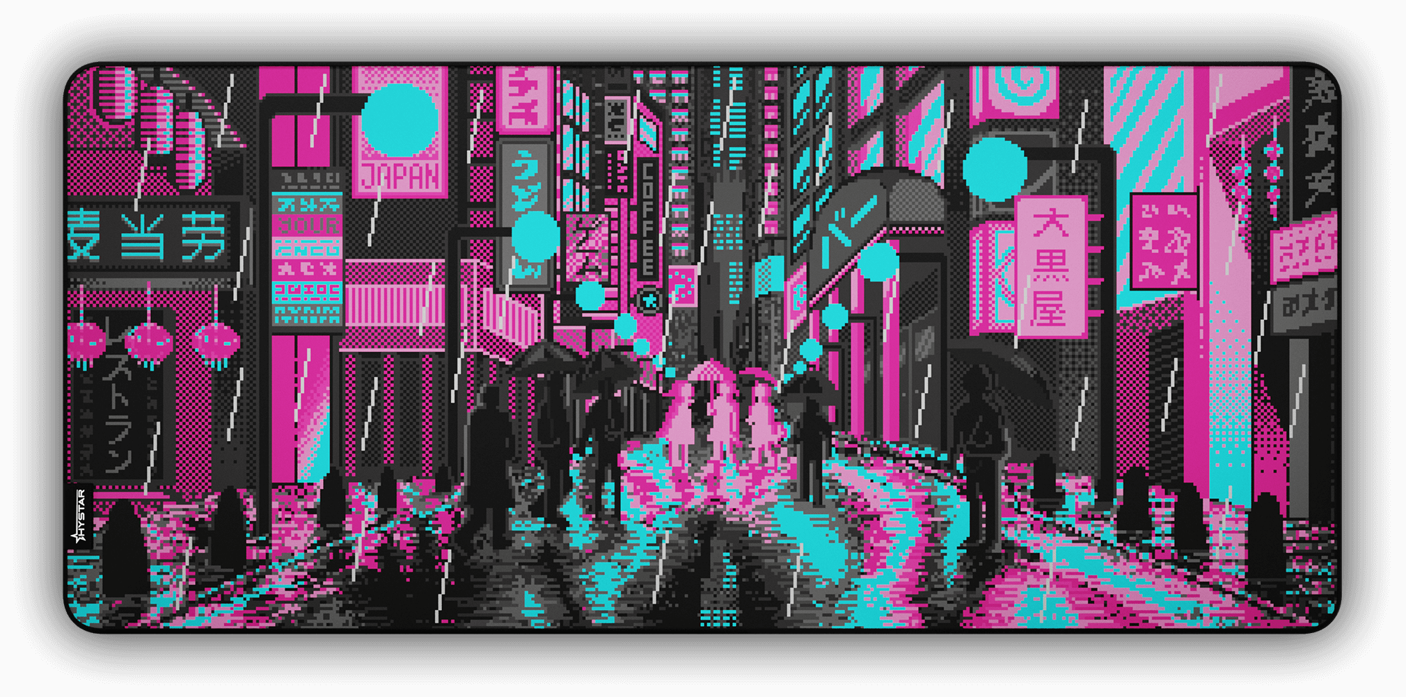 Pink and Teal XXL (36" x 16"), Pink and Teal XXXL (45" x 20")