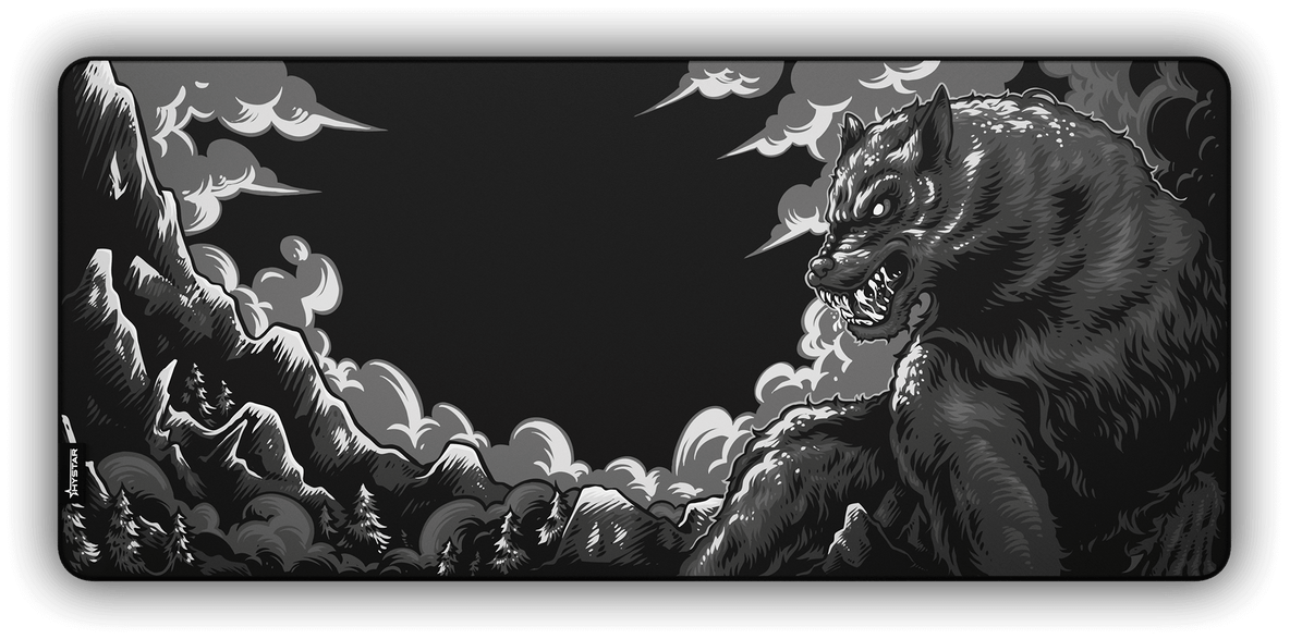 Fenrir print close-up