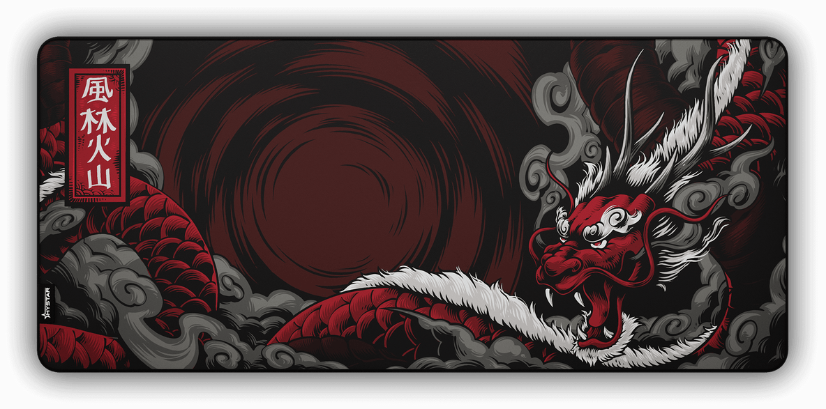 Dragon print close-up